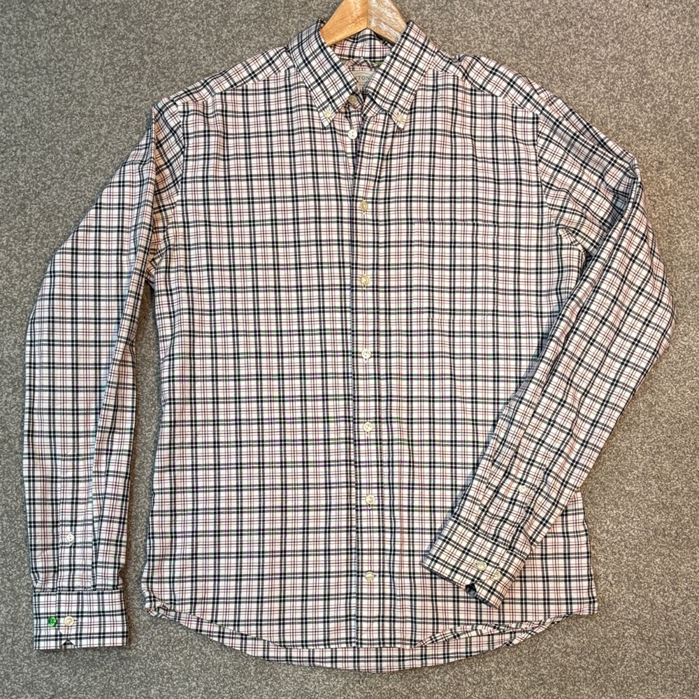Eton Multicolor Plaid Casual Button-Down Shirt